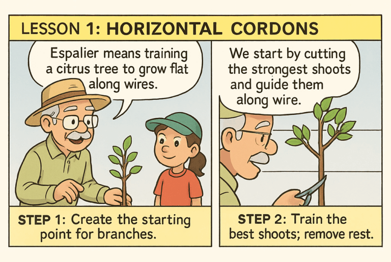 Citrus Espaliers: History, Technique, and Application in Citrus Cultivation