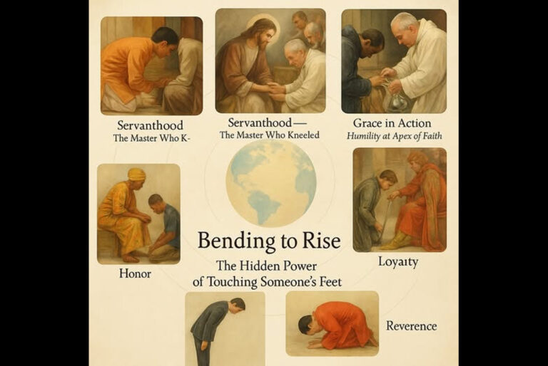 Bending to Rise: The Hidden Power of Touching Someone’s Feet