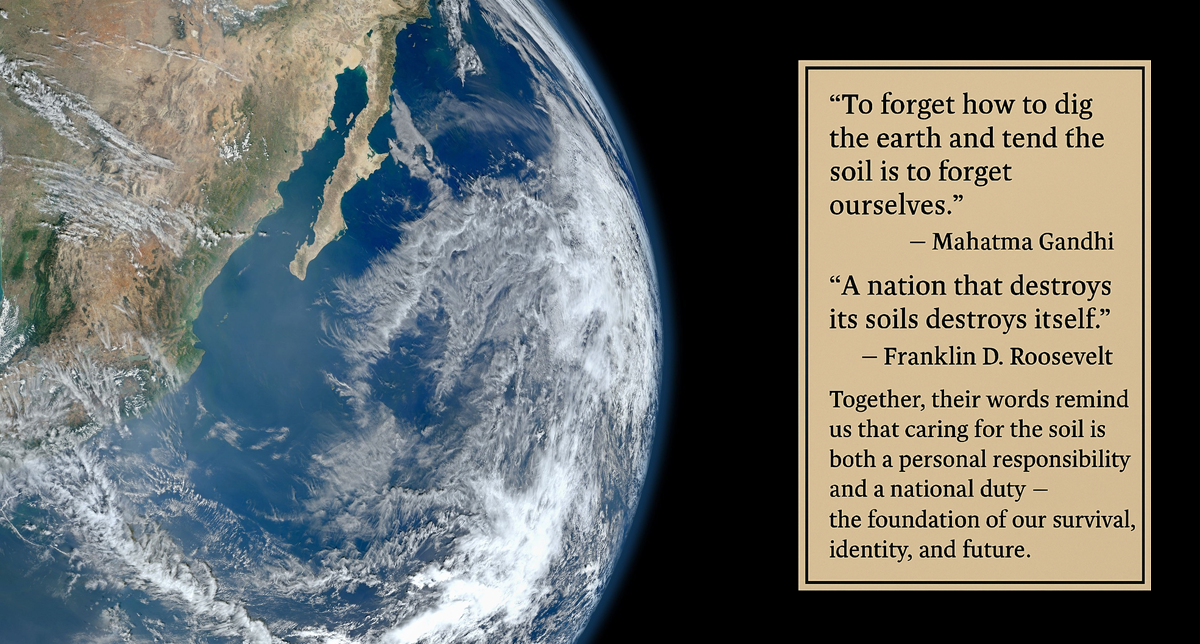 TODAY IS WORLD SOIL DAY — AND I PAUSE WITH DEEP GRATITUDE