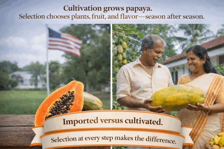WHEN A PAPAYA LOOKS RIGHT – BUT DOESN’T TASTE RIGHT