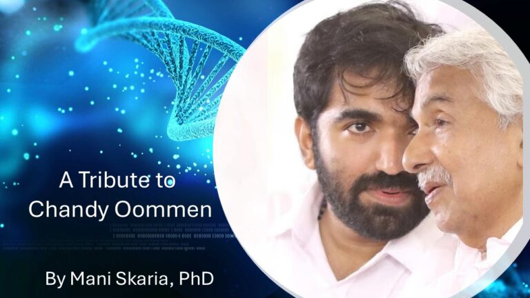 A Leader Without Noise: Chandy Oomen